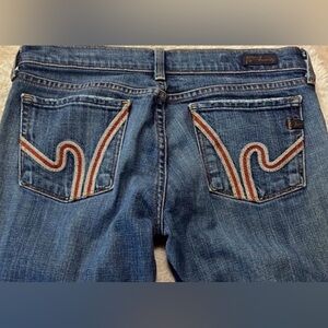 27P/2P - Citizens of Humanity Dark Blue Bootcut Jeans SHIPS IN 6 HOURS @$4.99